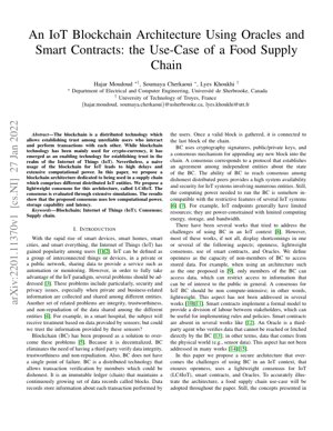 PDF Document Cover - IoT Blockchain Architecture with Oracles and Smart Contracts for Food Supply Chain